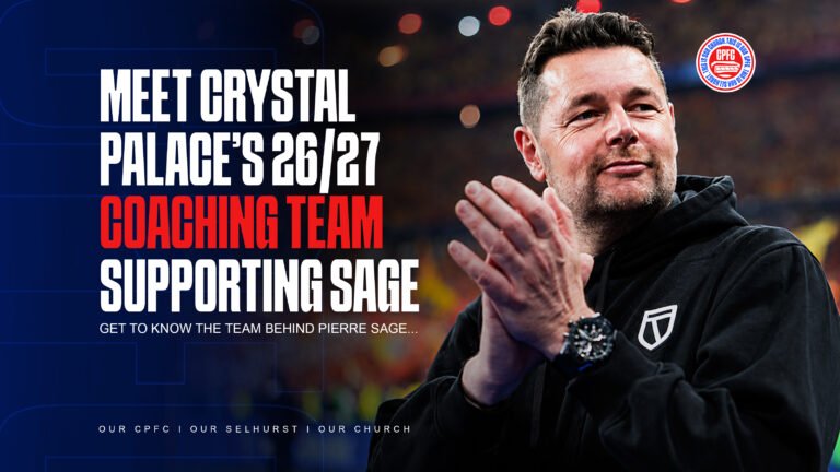 Meet the coaching team supporting Crystal Palace this season